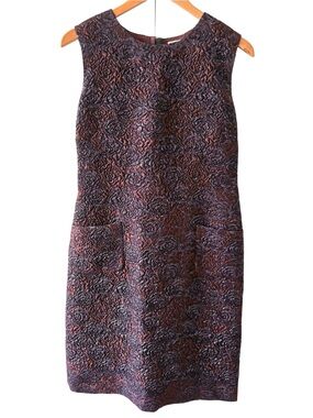 ERDEM Sleeveless Jacquard Shift Dress